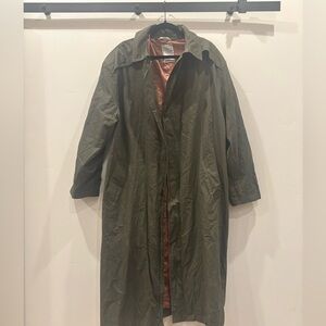 Vintage 80s Kenneth Barnard 44 reg Men's Olive Green Coat